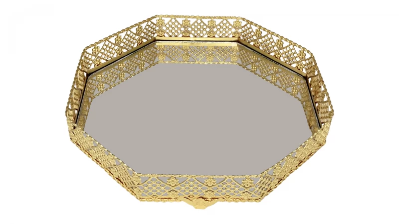 DC BANDEJA    30CM GOLD   TRAY T0183 La Francesa