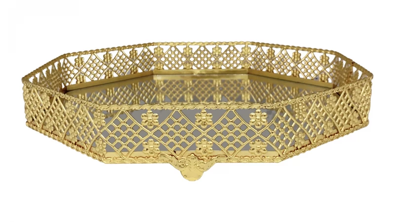 DC BANDEJA    30CM GOLD   TRAY T0183 La Francesa