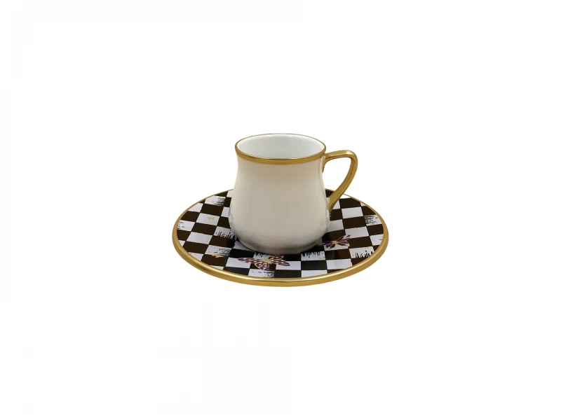 DC  JUEGO DE CAFE C/PRATO 36275 PORCELAN La Francesa