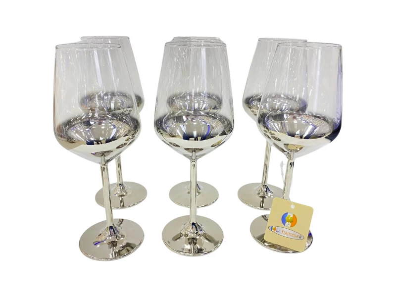 DC  STEMMED GLASS 6PCS   M0440080-000769 La Francesa