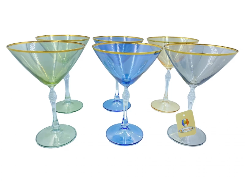 DC   MARTINI GLASS  6PCS  CLT-1SF89-280 La Francesa