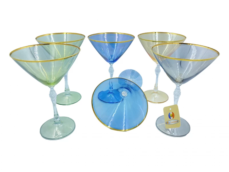 DC   MARTINI GLASS  6PCS  CLT-1SF89-280 La Francesa